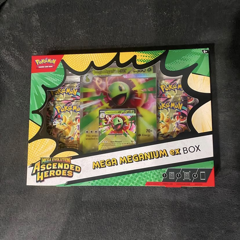 Ascended Heroes Mega Meganium ex Box